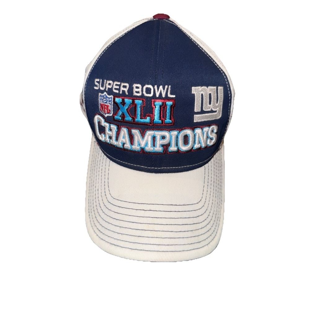 New York Giants Super Bowl XLII Champions Reebok Sideline Edition Hat NOS 2008
